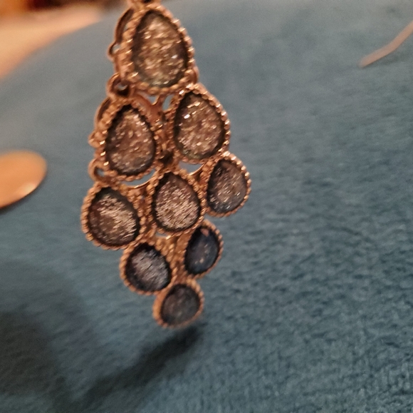 Blue Ombre Earrings - Picture 2 of 3